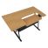 <strong>Small Sewing Table</strong> <span>Maple Top with Black Legs, Sewing Machine Table with Adjustable Platform, Drop Leaf Extension and Storage Shelf, Multipurpose: Use as Quilting/Craft Table/Gaming/Computer Desk</span> <em>Sewing Online 13368</em>