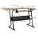 <strong>Small Sewing Table</strong> <span>Maple Top with Black Legs, Sewing Machine Table with Adjustable Platform, Drop Leaf Extension and Storage Shelf, Multipurpose: Use as Quilting/Craft Table/Gaming/Computer Desk</span> <em>Sewing Online 13368</em>