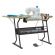 <strong>Small Sewing Table</strong> <span>Maple Top with Black Legs, Sewing Machine Table with Adjustable Platform, Drop Leaf Extension and Storage Shelf, Multipurpose: Use as Quilting/Craft Table/Gaming/Computer Desk</span> <em>Sewing Online 13368</em>