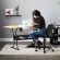 <strong>Small Sewing Table</strong> <span>Maple Top with Black Legs, Sewing Machine Table with Adjustable Platform, Drop Leaf Extension and Storage Shelf, Multipurpose: Use as Quilting/Craft Table/Gaming/Computer Desk</span> <em>Sewing Online 13368</em>