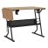 <strong>Small Sewing Table</strong> <span>Maple Top with Black Legs, Sewing Machine Table with Adjustable Platform, Drop Leaf Extension and Storage Shelf, Multipurpose: Use as Quilting/Craft Table/Gaming/Computer Desk</span> <em>Sewing Online 13368</em>