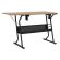 <strong>Small Sewing Table</strong> <span>Maple Top with Black Legs, Sewing Machine Table with Adjustable Platform, Drop Leaf Extension and Storage Shelf, Multipurpose: Use as Quilting/Craft Table/Gaming/Computer Desk</span> <em>Sewing Online 13368</em>