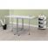 <strong>Quilting/Fabric Cutting Table</strong> <span>White Top with Silver Legs and Wheels, Folding Craft Table with Two Drop Leaves, Mobile, Compact and Easy to Store, Extra Workspace for Sewing, Craft/Hobby Projects</span> <em>Sewing Online 13371</em>
