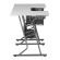 <strong>Large Sewing Table</strong> <span>White Top with Grey Legs, Sewing Machine Table with Adjustable Platform, Drop Leaf Extension, Storage Shelf and Drawers, Multipurpose: Quilting/Craft Table/Gaming/Computer Desk</span> <em>Sewing Online 13376</em>