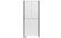 <strong>Craft/Sewing Armoire</strong> <span>White Storage Cabinet with Black Frame & Legs,Table with swing out leg,Multipurpose: Quilting/Craft Table/Computer Desk/Kitchen Table</span> <em>Sewing Online 13387</em>