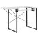 <strong>Small Sewing Table</strong> <span>White Top with Black Legs, Sewing Machine Table with Adjustable Platform and Drop Leaf Extension, Multipurpose: Use as a Quilting/Craft Table or Gaming/Computer Desk, 13405</span> <em>Sewing Online 13405</em>