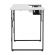 <strong>Small Sewing Table</strong> <span>White Top with Black Legs, Sewing Machine Table with Adjustable Platform and Drop Leaf Extension, Multipurpose: Use as a Quilting/Craft Table or Gaming/Computer Desk, 13405</span> <em>Sewing Online 13405</em>