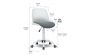<strong>Hydraulic Sewing Chair with Folding Back</strong> <span>Grey padded fabric seat & contoured White plastic back- Metal base with Lift Mechanism, 5 Star, 360°, Swivel,Casters</span> <em>Sewing Online 18617</em>