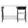 <strong>Large Sewing Table</strong> <span>White Top with Black Legs, Sewing Machine Table with Adjustable Platform, Drop Leaf Extension, Storage Shelves and Drawer, Multipurpose: Quilting/Craft Table/Gaming/Computer Desk</span> <em>Sew Ready 13333</em>