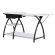 <strong>Large Sewing Table</strong> <span>White Top with Black Legs, Sewing Machine Table with Adjustable Platform, Drop Leaf Extension, Storage Shelves and Drawer, Multipurpose: Quilting/Craft Table/Gaming/Computer Desk</span> <em>Sew Ready 13333</em>