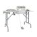 <strong>Folding Sewing Table</strong> <span>White Top with Silver Legs, Sewing Machine Table with Adjustable Platform, Folding Legs for Easy Storage and Transport, Quilting/Craft Table/Gaming/Computer Desk</span> <em>Sewing Online 13373</em>