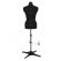 <strong>Adjustable Dressmakers Dummy</strong> <span>in Black Fabric with Hem Marker, Dress Form Sizes 10 to 22, Pin, Measure, Fit and Display your Clothes on this Tailors Dummy</span> <em>Sewing Online 02381---Black</em>