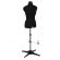 <strong>Adjustable Dressmakers Dummy</strong> <span>in Black Fabric with Hem Marker, Dress Form Sizes 10 to 22, Pin, Measure, Fit and Display your Clothes on this Tailors Dummy</span> <em>Sewing Online 02381---Black</em>