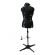 <strong>Adjustable Dressmakers Dummy</strong> <span>in Black Fabric with Hem Marker, Dress Form Size 10 to 16, Pin, Measure, Fit and Display your Clothes on this Tailors Dummy</span> <em>Sewing Online 023816-Black</em>