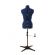 <strong>Adjustable Dressmakers Dummy</strong> <span>in Navy Fabric with Hem Marker, Dress Form Sizes 10 to 22, Pin, Measure, Fit and Display your Clothes on this Tailors Dummy</span> <em>Sewing Online 02381---NVY</em>