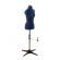 <strong>Adjustable Dressmakers Dummy</strong> <span>in Navy Fabric with Hem Marker, Dress Form Sizes 10 to 22, Pin, Measure, Fit and Display your Clothes on this Tailors Dummy</span> <em>Sewing Online 02381---NVY</em>