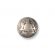 <strong>Military Style Metal Button G4316 :: 21mm :: Silver</strong> <em>Trimits G431632-100</em>