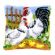 <strong>Latch Hook Cushion: Chicken Family on a Farm</strong> <em>Vervaco PN-0148984</em>