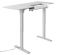 <strong>Electric Height Adjustable-Sewing/Craft Table White with White Legs</strong> <span>Side Extension and Adjustable Height Sewing Machine Platform</span> <em>Sewing Online WC1015</em>
