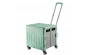 <strong>Plastic Folding Trolley</strong> <span>Green | Craft/Sewing and Hobby Box with Wheels | 47 x 46 x 39cm</span> <em>Sewing Online YN8806-GREEN</em>