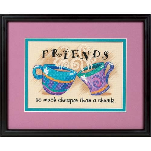 Cheaper Than A Shrink Stamped Cross Stitch Kit