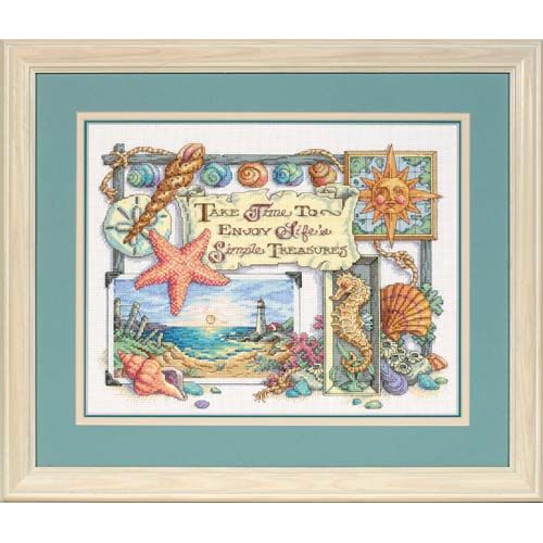 Simple Treasures Counted Cross Stitch Kit