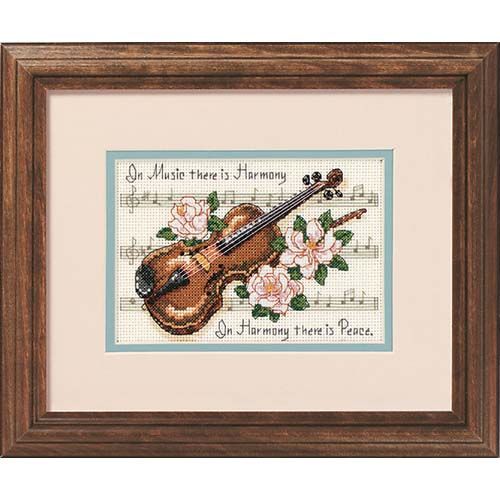 Music Is Harmony Counted Cross Stitch Kit