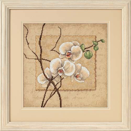 Oriental Orchids Counted Cross Stitch Kit