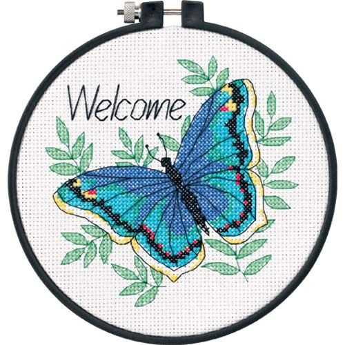 Welcome Butterfly Beginners Cross Stitch Kit