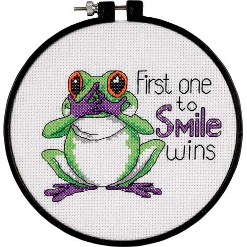 First One To Smile Beginners Cross Stitch Kit