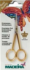 <strong>Madeira Gold Plated Straight Embroidery Sicssors</strong> <em>Madeira 9477</em>