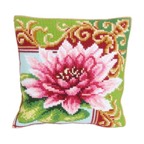 Cross Stitch Cushion Kit: Luxurious Lily 2