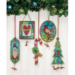 Counted Cross Stitch Kit Jingle Bell Ornaments