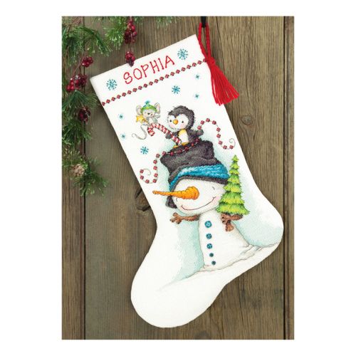 <strong>Counted Cross Stitch: Stocking: Jolly Trio</strong> <em>Dimensions D70-08937</em>