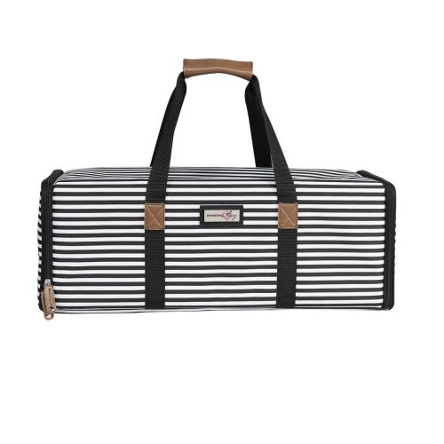 <strong>Die Cut Storage Case</strong> <span>Black & White Stripe, Carry Bag for Cricut, Silhouette and Most Diecut Machines</span> <em>Everything Mary EVM12685-1</em>