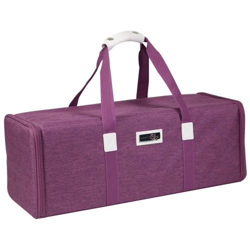 Everything Mary Die Cut Storage Case, Heather Plum - Carry Bag for Cricut, Silhouette, and Most Diecut Machines - EVM12915-2