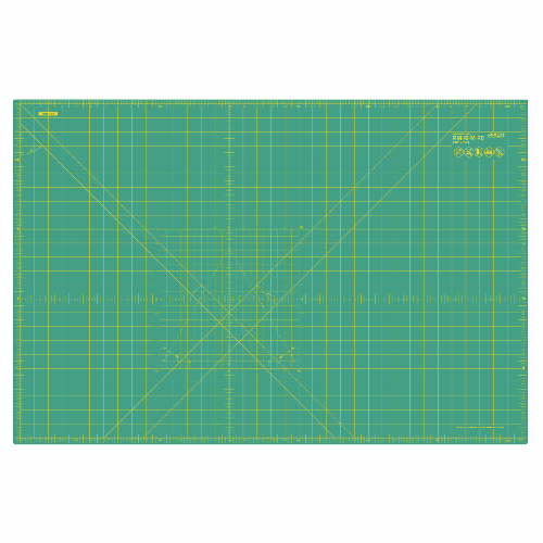 Olfa Self-Healing 2-Sided Rotary Cutting Mat Imperial/Metric Grid 87.5 x 57.5 cm