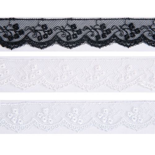 <strong>Rayon Embroidered Nylon Lace 290</strong> <em>Essential Trimmings ET290----</em>