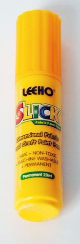 <strong>Leeho UG9/Yellow</strong> <span>Yellow Permanent Slick Fabric/Textile Paint Pen, 20ml</span> <em>Leeho UG9-Yellow</em>
