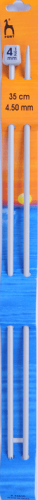 <strong>Pony P33663</strong> <span>ABS Plastic Single Pointed Knitting Needle, 6mm x 35cm, 2 pack</span> <em>Pony P33663</em>