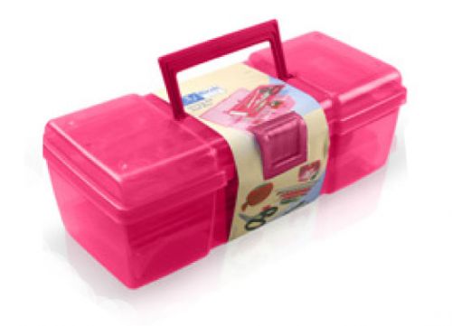Sewing Kit Tool Box :: Pink