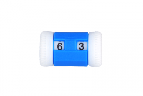 Row Counter - 2 pcs. - Blue & Red from KnitPro