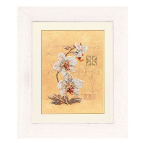 <strong>Counted Cross Stitch Kit: Three Orchids (Evenweave)</strong> <em>Lanarte PN-0008008</em>