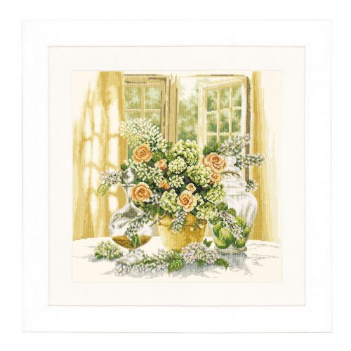 <strong>Counted Cross Stitch Kit: A Sunny Morning (Evenweave)</strong> <em>Lanarte PN-0008017</em>