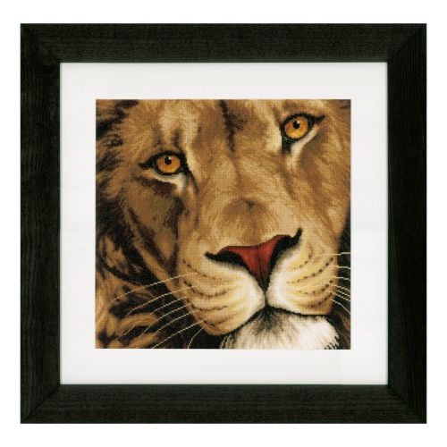 <strong>Counted Cross Stitch Kit: King of Animals (Evenweave)</strong> <em>Lanarte PN-0154979</em>
