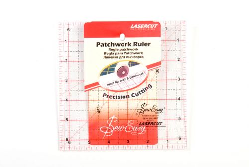<strong>QUILTING RULER SQUARE 6-1/2 X 6-1/2 INCH</strong> <em>Sew Easy NL4177</em>