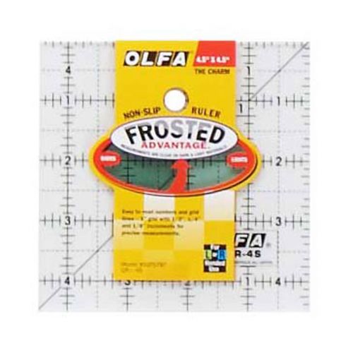 <strong>Quilting Rule: Non Slip: 4.5 x 4.5in</strong> <em>Olfa QR4S</em>