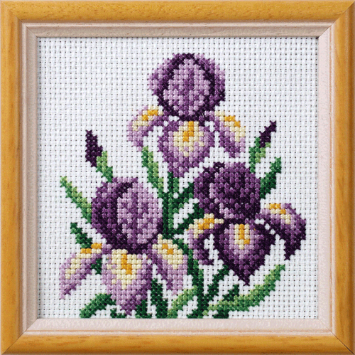 <strong>Cross Stitch Kit Iris</strong> <em>Orchidea ORC-7516</em>