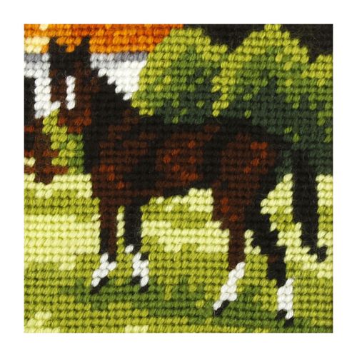 <strong>Embroidery Kit: Brown Horse</strong> <em>Orchidea ORC-9610</em>