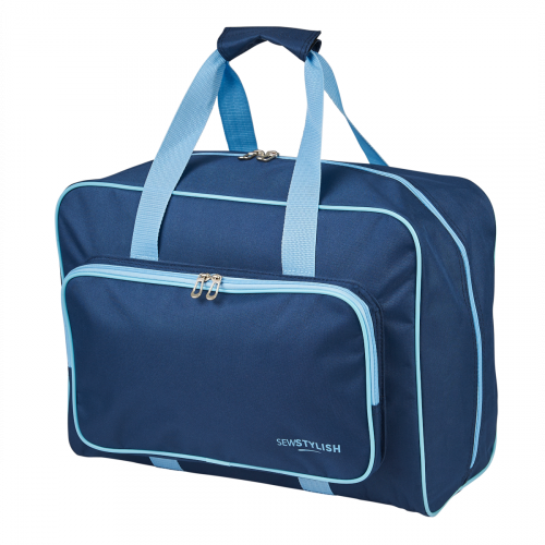 <strong>Sewing Machine Bag</strong> <span>Navy | 46 x 33 x 20cm | Carry Bag for Janome, Brother, Singer, Bernina and Most Sewing Machines</span> <em>Sew Stylish PT660-NAVY</em>